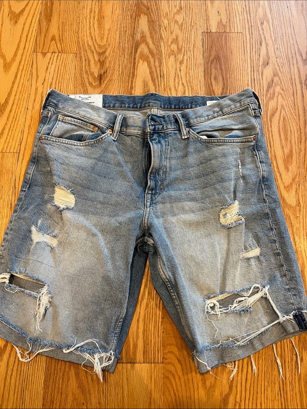 H&M Distressed Jean Shorts